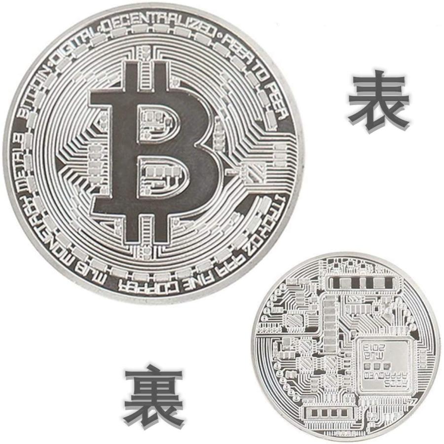 ビットコイン 仮想 通貨 コイン グッズ アートコレク BitCoin 記念硬貨 (シルバー) 1枚入り : KK雑貨 - 通販 -  Yahoo!ショッピング