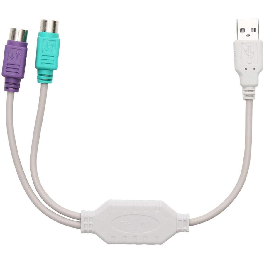 公式】 USB-PS 2 変換ケーブルPS2 キーボード マウスをUSB接続で 変換アダプタ wh1350.