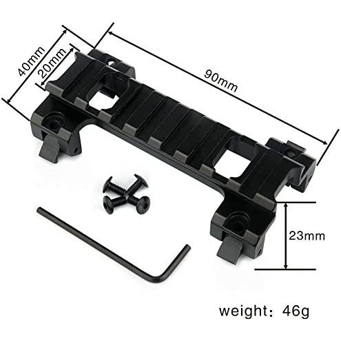 MP5 /G3用 アルミ製ロープロファイルマウント（Yahoo!・KK雑貨）