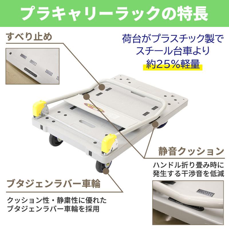 浅香工業 金象 プラキャリーラック DXL大 積載荷重300kg 折りたたみ式