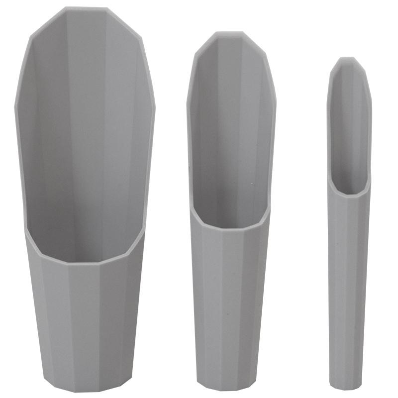 浅香工業 FG プラ多肉に使える土入れ3点セット グレー 多肉植物 寄せ