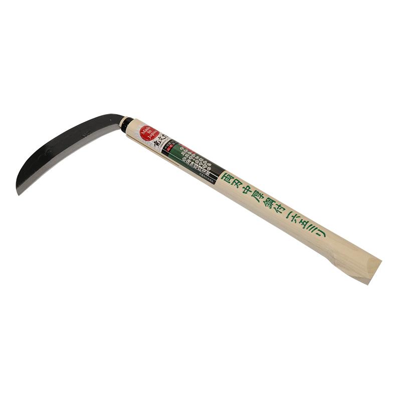 浅香工業 宝長久寛文作 両刃中厚鎌 鋼付 165mm 草刈り鎌 除草鎌 カマ かま 除草 雑草 農業 園芸 ガーデニング 家庭菜園 道具 庭 ...