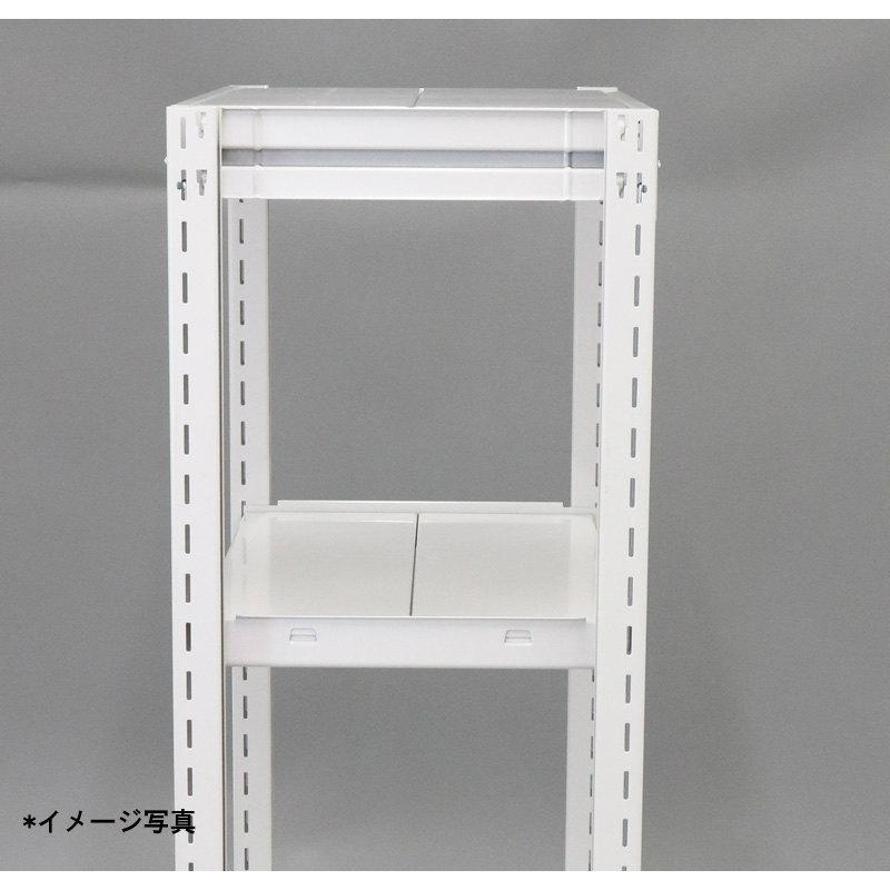 スチールラック 業務用 高さ120 幅90 奥行48 天地 3段 単体 日本製 アサカ 倉庫 中量 AMBL型 耐荷重 300kg/段 スチール棚 収納ラック AMBL43S3Sの画像