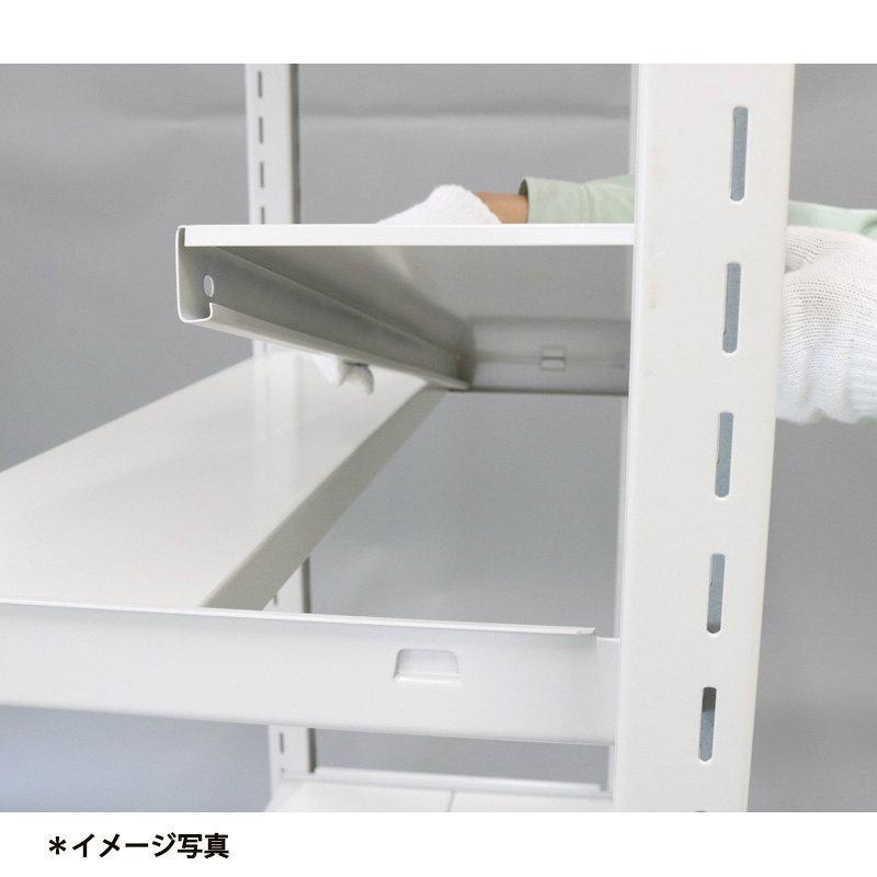 スチールラック 業務用 高さ180 幅150 奥行62 天地 5段 単体 日本製 アサカ 倉庫 中量 AMBL型 耐荷重 300kg/段 スチール棚 収納ラック AMBL65M5Sの画像