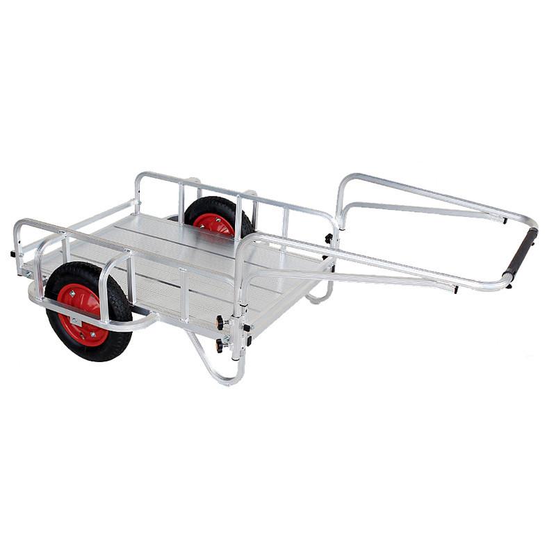 ハラックス 輪太郎 アルミ製 リヤカー BS-1068 エアータイヤ リアカー 