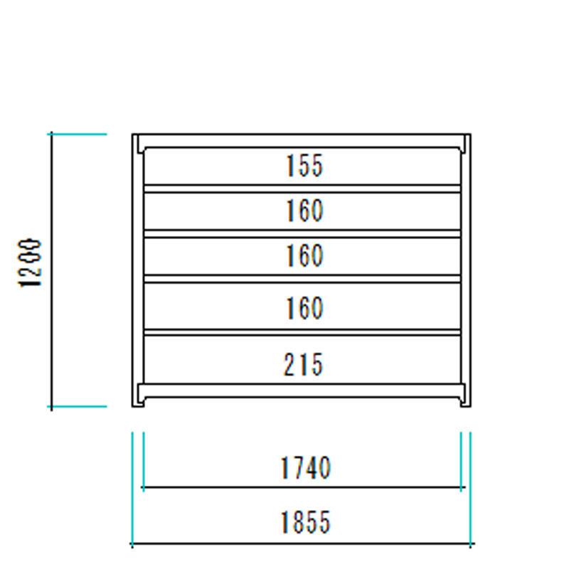 中量スチールラックambh型500kgボルトレスタイプ 10h 1800w 480d 6段単体 安心 安全の日本製 オフィス 書類整理 備品保管 店舗 店舗内什器 在庫管理 倉庫 物流センター 工場 機械 資材 部品の保管 農機具 道具類の保管に 中量スチールラックambh型