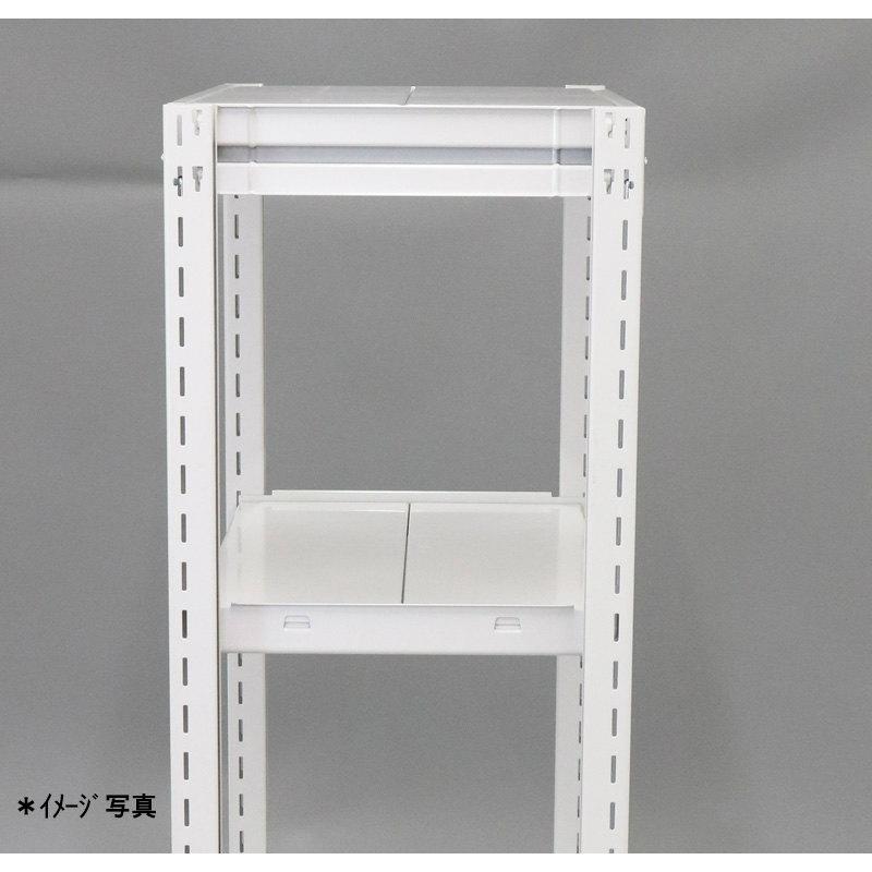 スチールラック 業務用 高さ180 幅90 奥行70 天地 4段 単体 日本製 アサカ 倉庫 中量 AMBH型 耐荷重 500kg/段 スチール棚 収納ラック AMBH63K4Sの画像