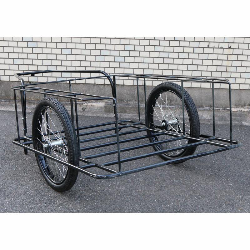 大成車輌 1号リヤカー 空気入り車輪 スチール製 運搬 手押し 台車 荷車