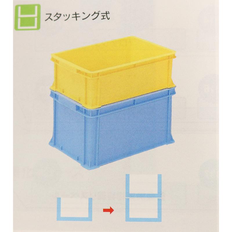 岐阜プラスチック リステナー MB-150 ブルー 収納コンテナ 収納