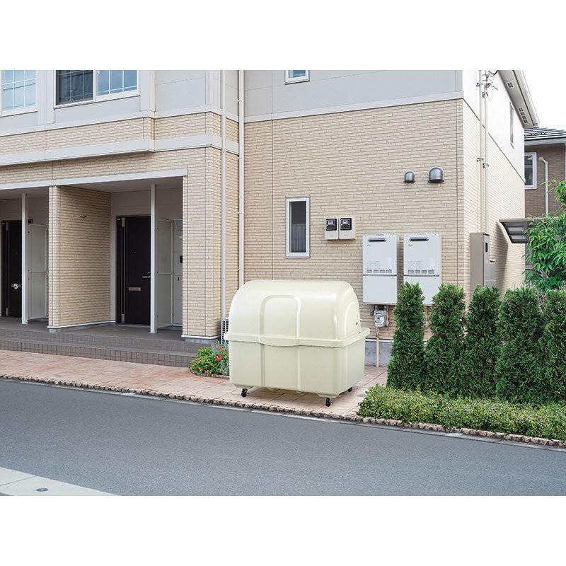 カイスイマレン ジャンボペール キャスター付 アイボリー HG600C 容量約610L おむつ回収 アパート マンション ダストボックス 屋外ごみ箱 自治会 町内会 保育園