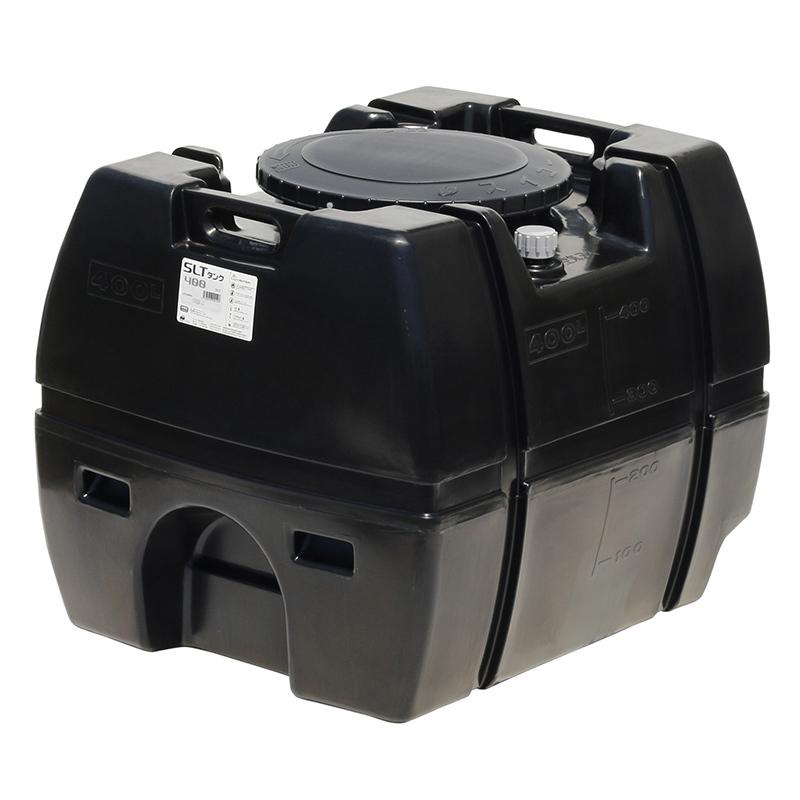 スイコー SLTタンク SLT-400 容量400L ブラック 液体運搬用 スーパーローリータンク 業務用 貯水タンク 貯水槽 雨水 農業 園芸 防災