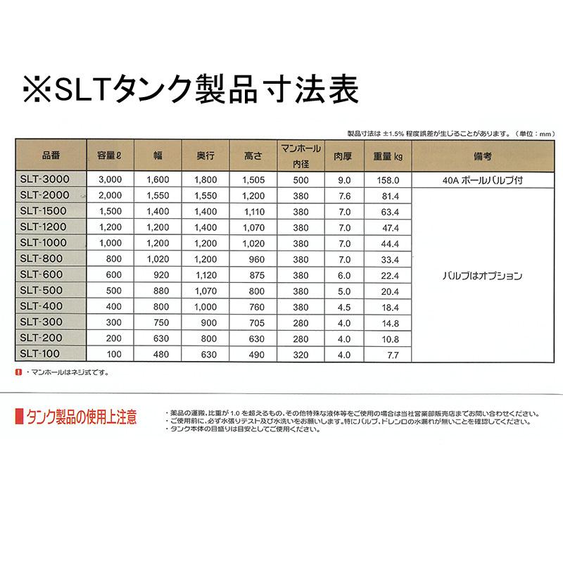 スイコー SLTタンク SLT-2000 容量2000L ブラック 液体運搬用 スーパーローリータンク 業務用 貯水タンク 貯水槽 雨水 農業 園芸 防災の画像