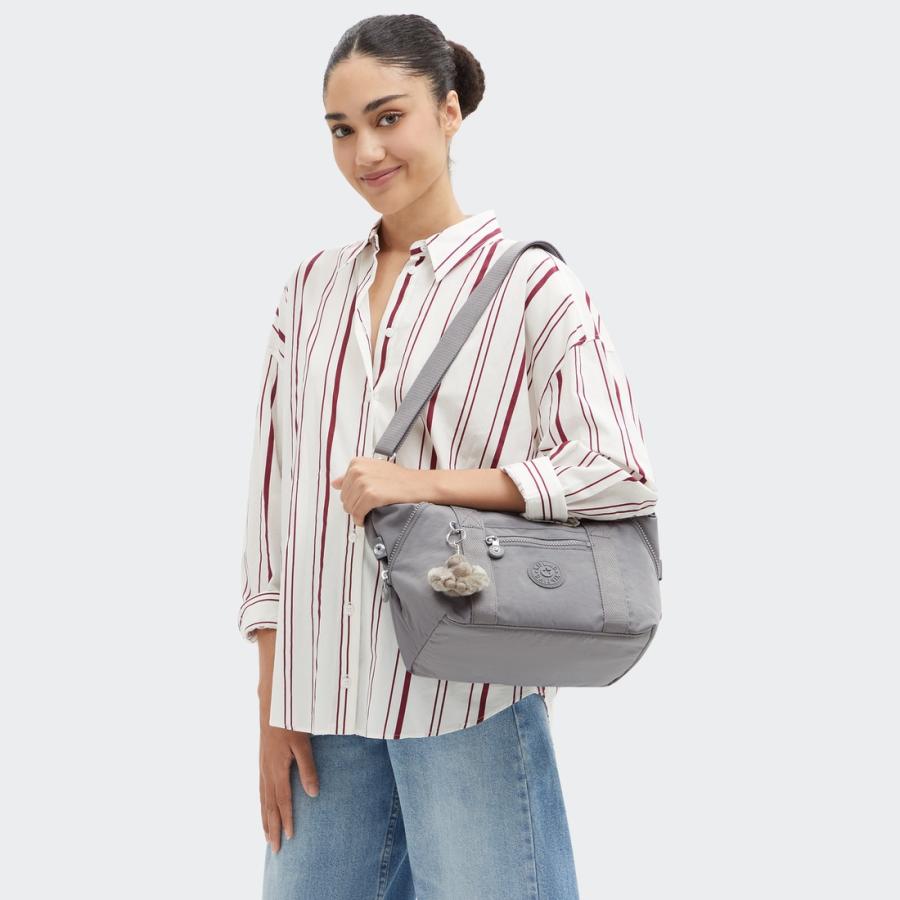 キプリング 公式 ボストンバッグ ART MINI(Inviting Grey) アートミニ(インバイティンググレー) K013278DH ベーシック コレクション | kipling | 08