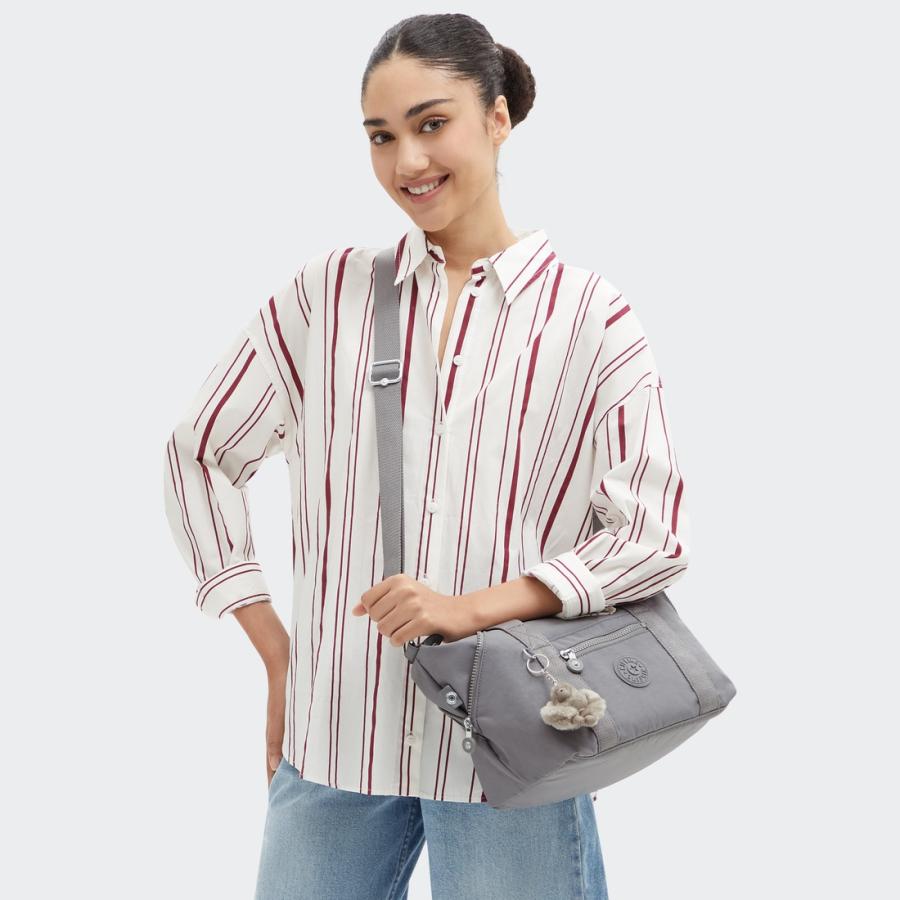 キプリング 公式 ボストンバッグ ART MINI(Inviting Grey) アートミニ(インバイティンググレー) K013278DH ベーシック コレクション | kipling | 09