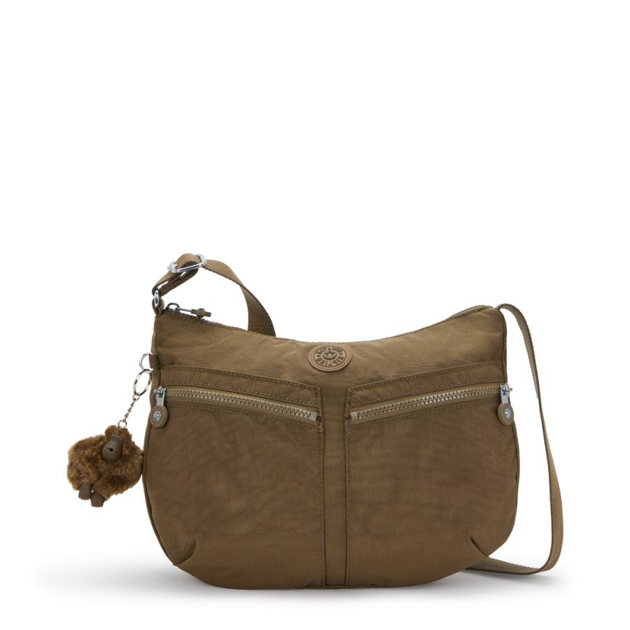 新品　 Kipling キプリング 2way ショルダーバッグ　カーキ kipling（キプリング） 公式 ショルダーバッグ IZELLAH(Smooth Khaki
