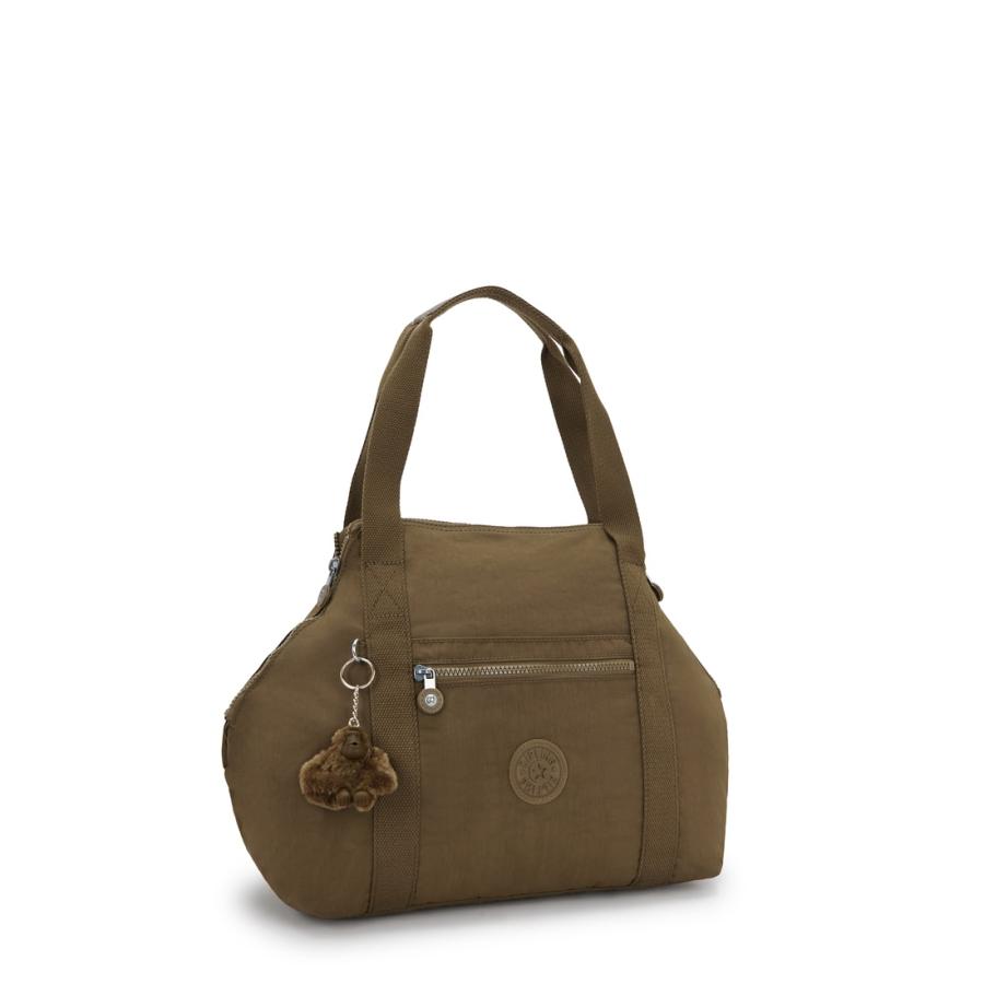 キプリング 公式 ボストンバッグ ART(Smooth Khaki) アート (スムースカーキ) K106191NA ベーシック コレクション | kipling | 04