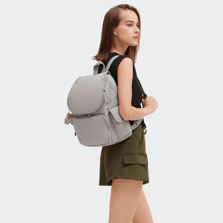キプリング 公式 リュック バックパック CITY PACK B(Grey Gris) シティパック(グレーグリス) K1214789L ベーシック コレクション | kipling | 07