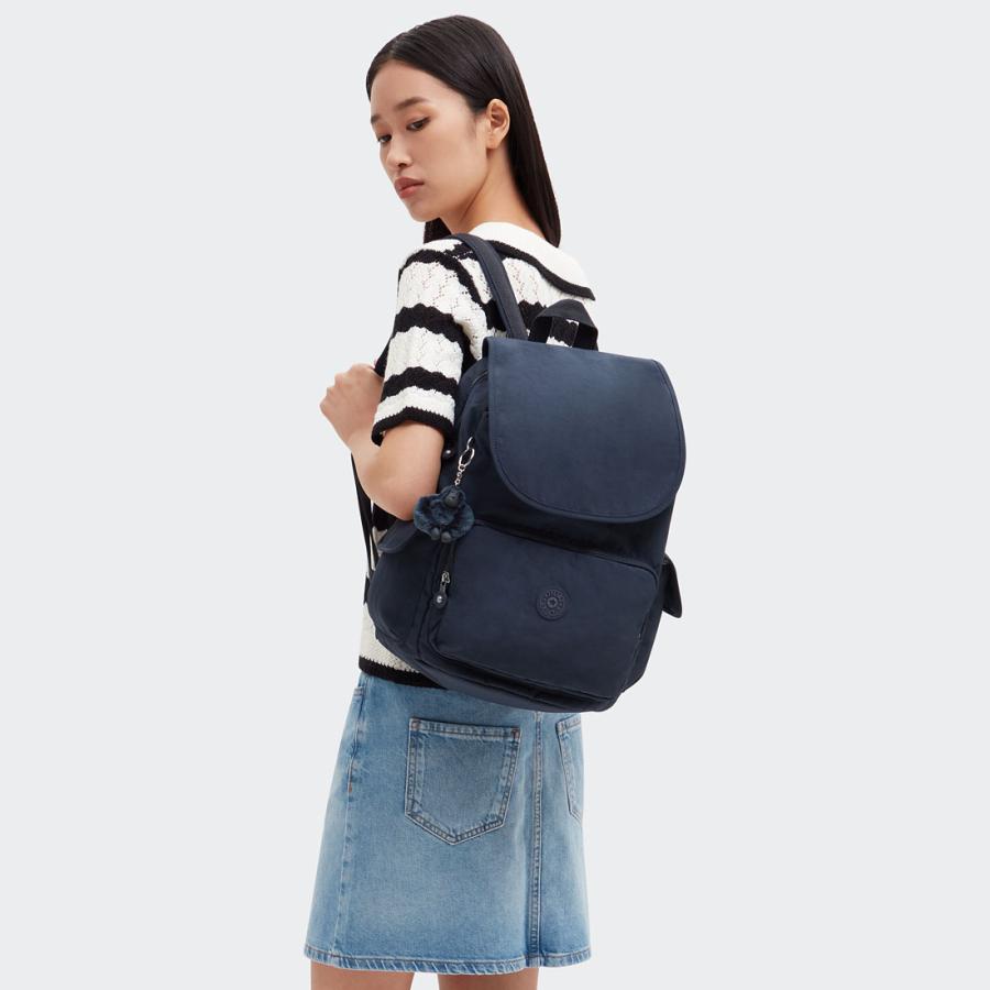 キプリング 公式 リュック バックパック CITY PACK B(Blue Bleu 2) シティパック(ブルーブルー2) K1214796V ベーシック コレクション | kipling | 07
