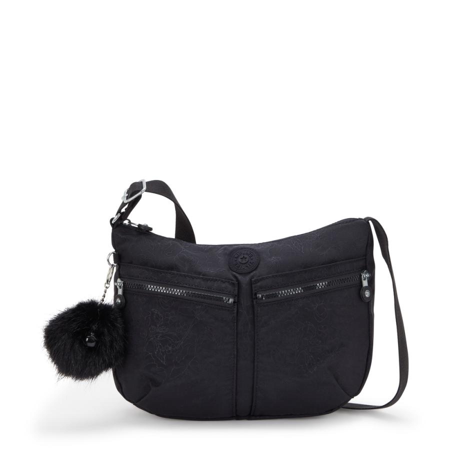 kipling（キプリング） 公式 ショルダーバッグ IZELLAH(Black Floral