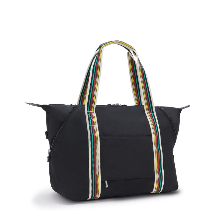 kipling（キプリング） 公式 ボストンバッグ ART M(Black Stripe WF