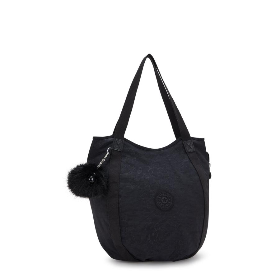 kipling（キプリング） 公式 トートバッグ BALLOON(Black Floral Em