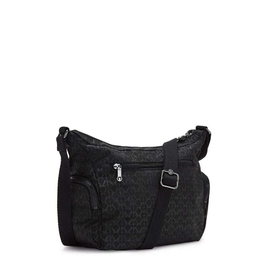 新品 キプリング KIPLING ショルダーバッグ GABBIE S トゥルーブラック kipling（キプリング） 公式 ショルダーバッグ GABBIE S(Signature Emb