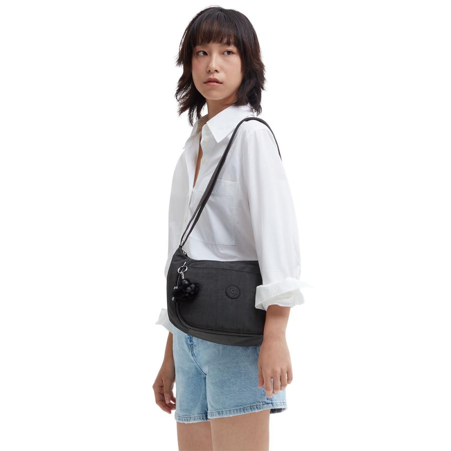 Kipling ブラック ショルダーバッグ　未使用 kipling キプリング 公式 ショルダーバッグ CAI(Black Noir