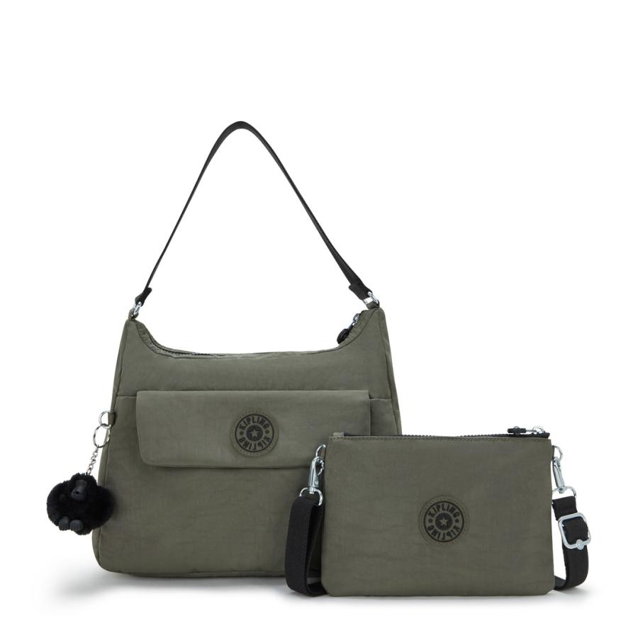 kipling（キプリング） 公式 ショルダーバッグ SKARLET(Green Moss