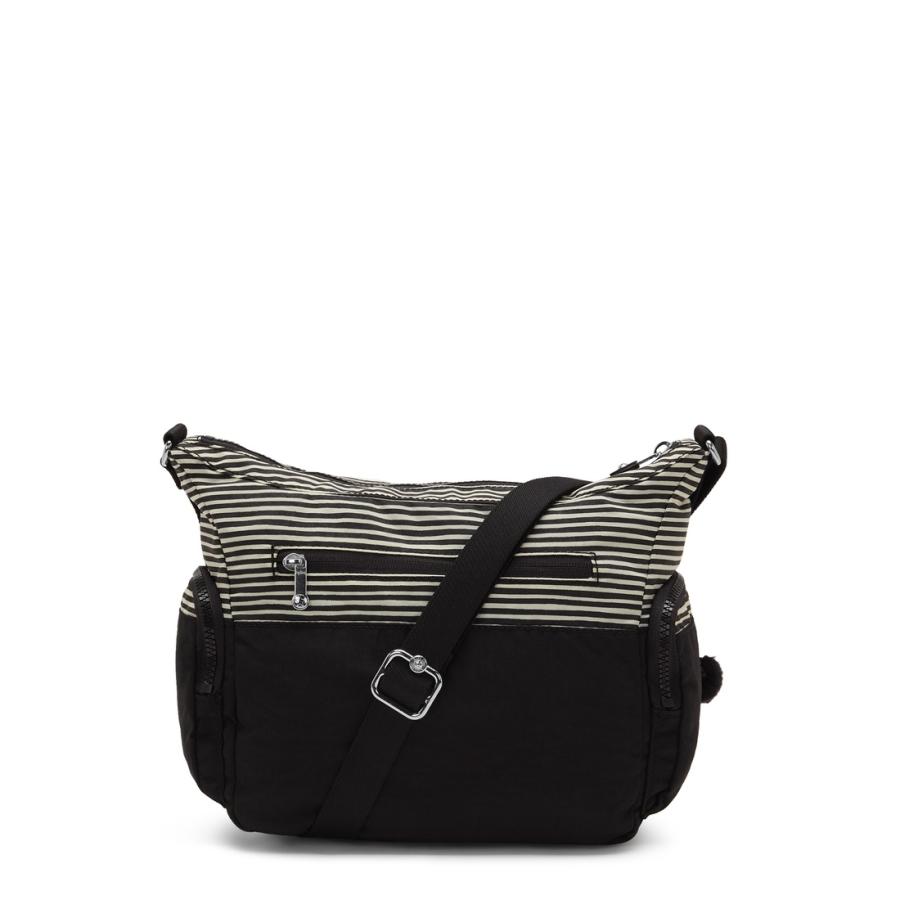 kipling（キプリング） 公式 ショルダーバッグ GABB S(Stripe Black Bl 