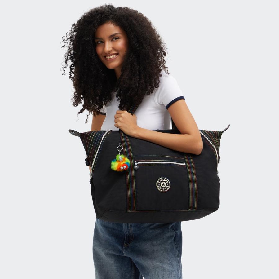 4014 Kipling ボストンバッグ ショルダーバッグ付き アートエム kipling（キプリング） 公式 ボストンバッグ ART M(Rainbow Dash Bl