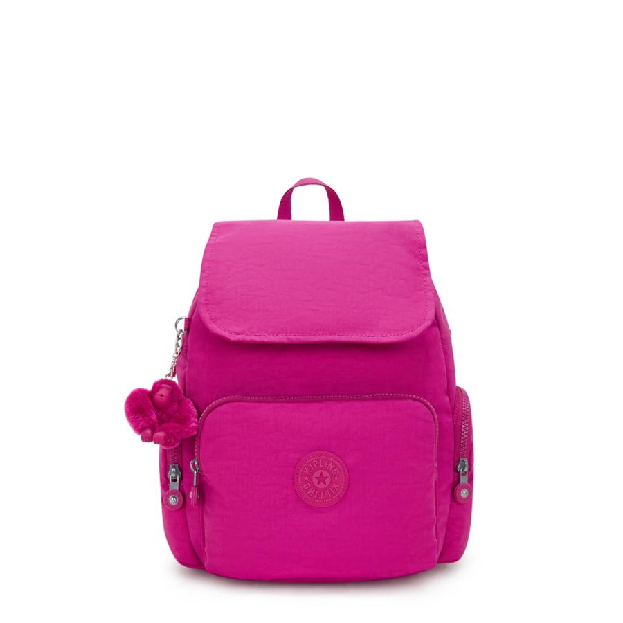 キプリング 公式 リュック バックパック CITY ZIP S(Glowing Fuchsia) シティジップエス(グローイングフクシア) KI35233KU ベーシック コレクション | kipling