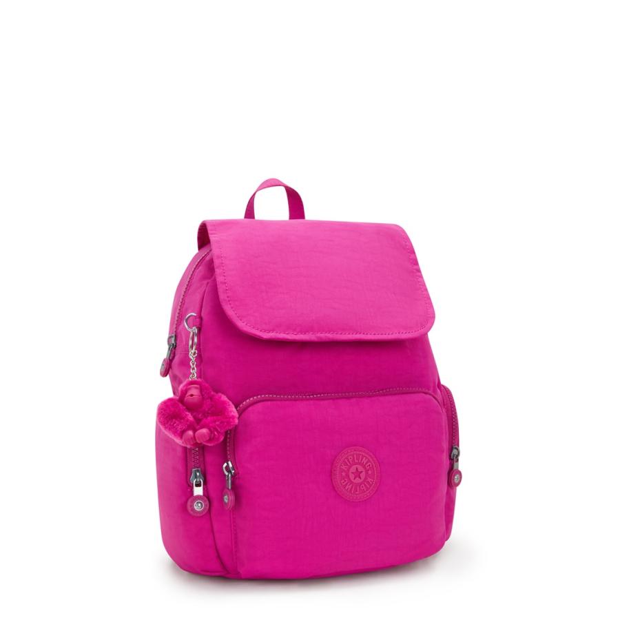 キプリング 公式 リュック バックパック CITY ZIP S(Glowing Fuchsia) シティジップエス(グローイングフクシア) KI35233KU ベーシック コレクション | kipling | 03
