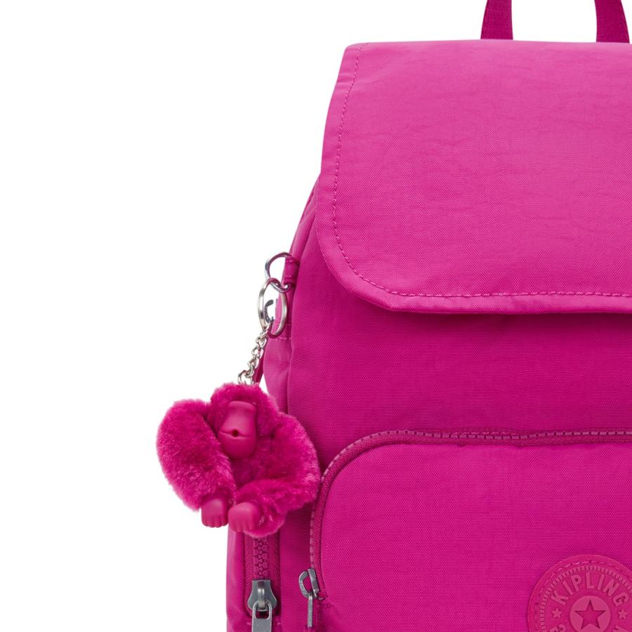 キプリング 公式 リュック バックパック CITY ZIP S(Glowing Fuchsia) シティジップエス(グローイングフクシア) KI35233KU ベーシック コレクション | kipling | 04
