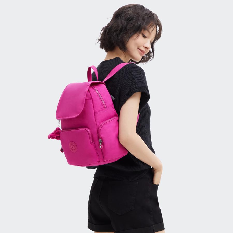 キプリング 公式 リュック バックパック CITY ZIP S(Glowing Fuchsia) シティジップエス(グローイングフクシア) KI35233KU ベーシック コレクション | kipling | 07