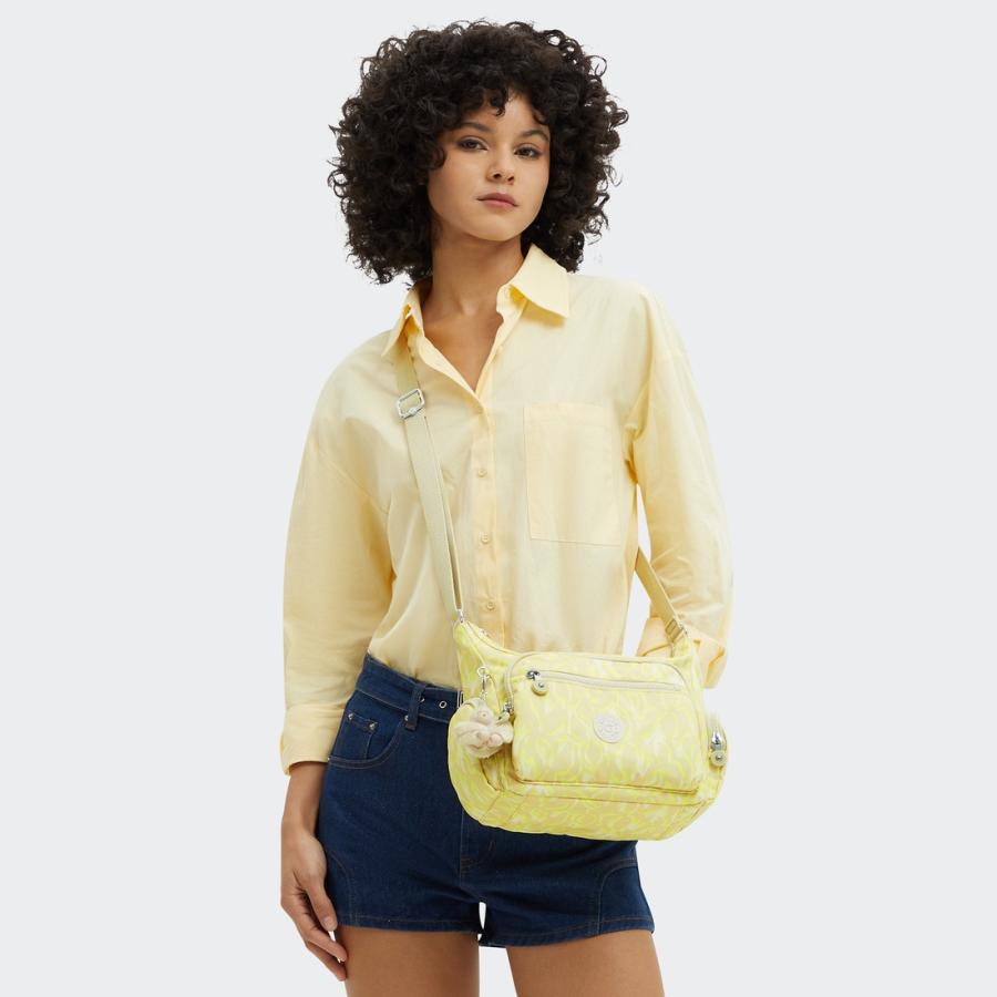kipling（キプリング） 公式 ショルダーバッグ GABBIE S(Palm Mood Sun