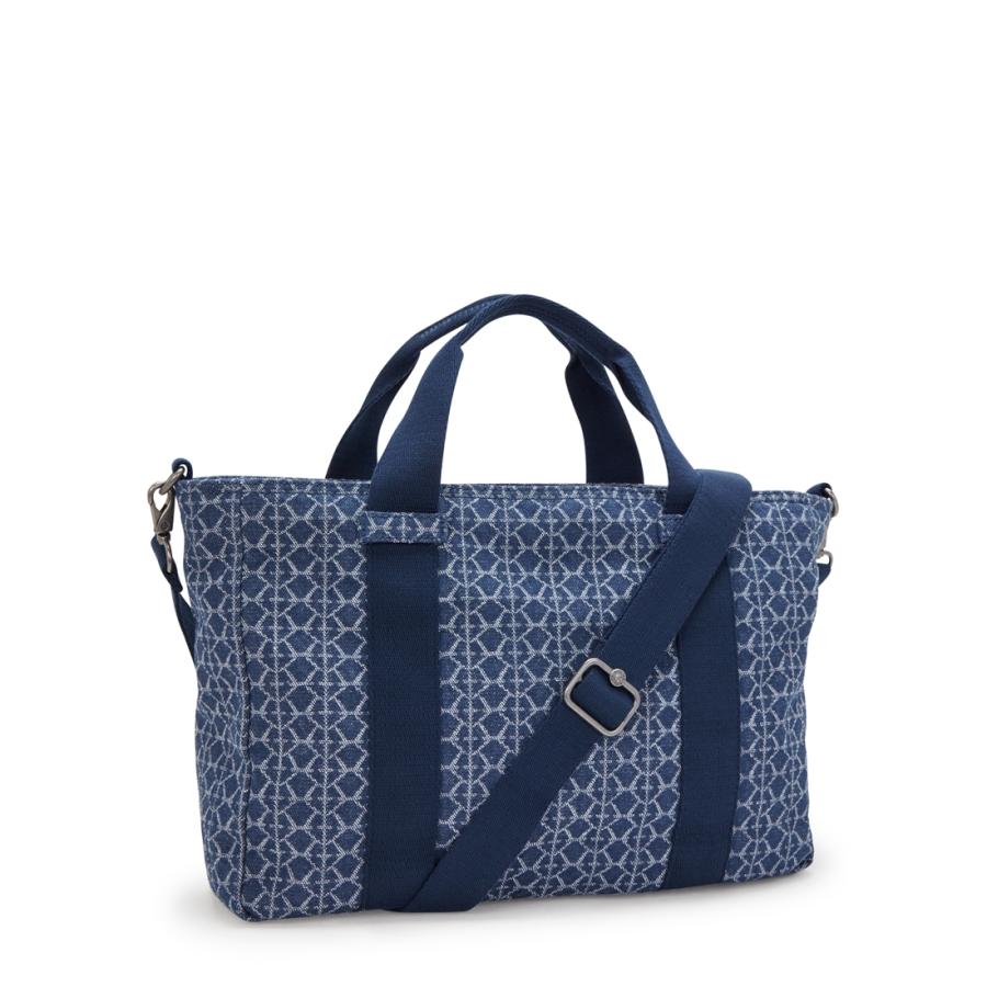 kipling（キプリング） 公式 トートバッグ RITTA S(Signature Denim) リタエス(シグネチャーデニム ...