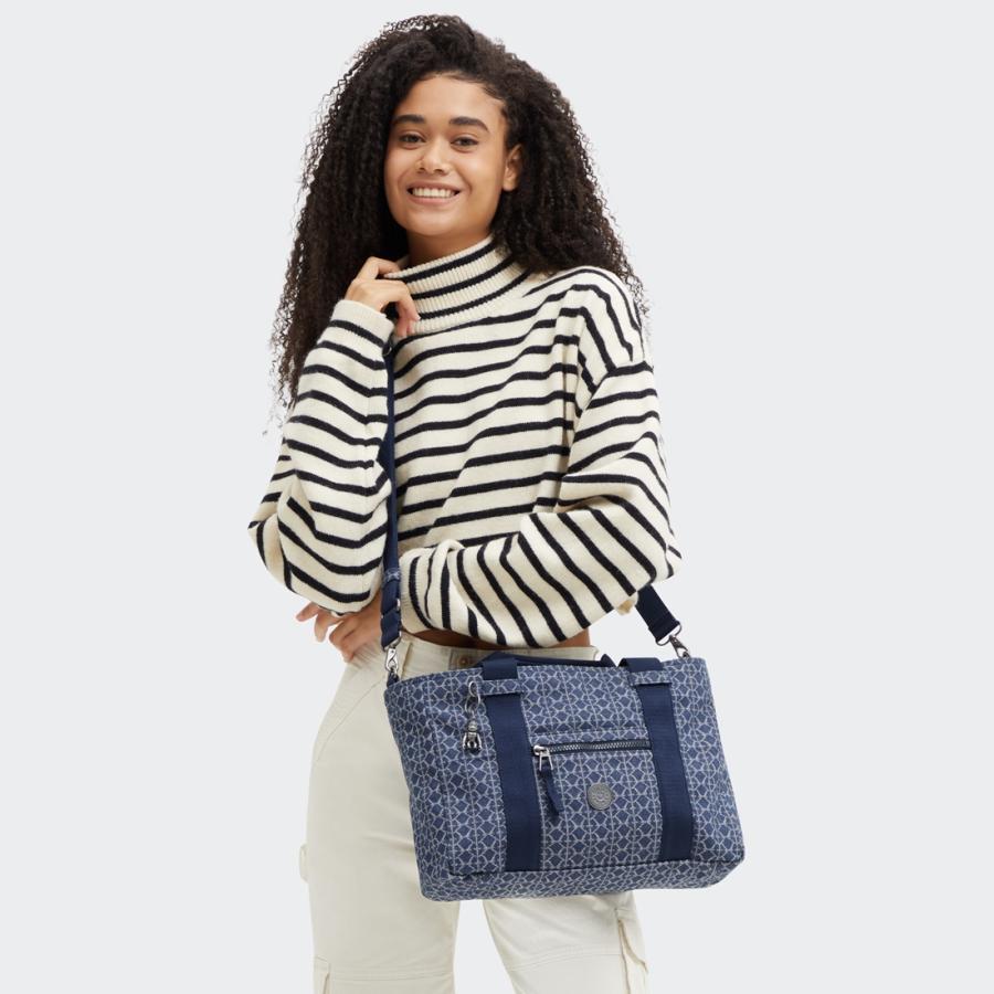 kipling（キプリング） 公式 トートバッグ RITTA S(Signature Denim) リタエス(シグネチャーデニム ...
