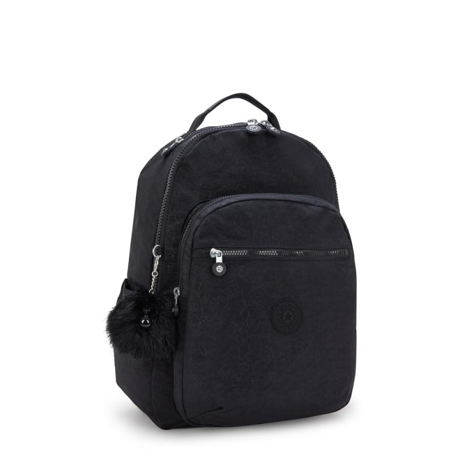 キプリング 公式 リュック バックパック SEOUL(Black Floral Em) ソウル(ブラックフローラルエンボス) KI403428Y 日本限定コレクション | kipling | 03