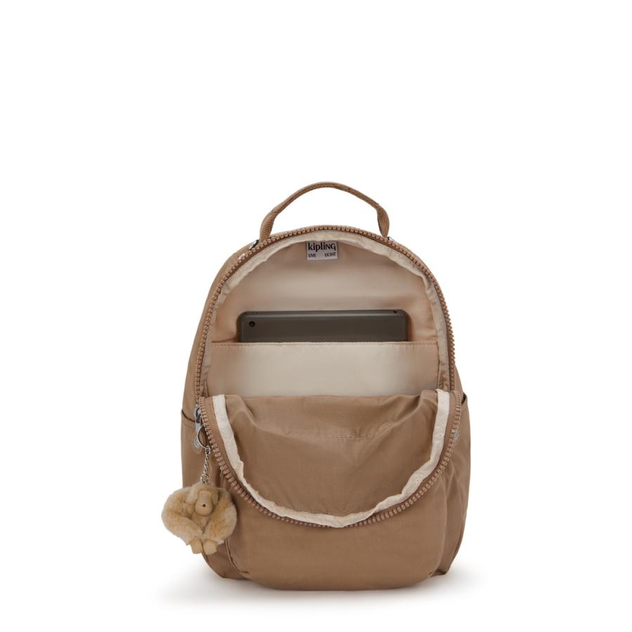 キプリング 公式 リュック バックパック SEOUL S(Early Tan) ソウルエス(アーリータン) KI40827CN 　期間限定価格 2026/6/21 までの画像