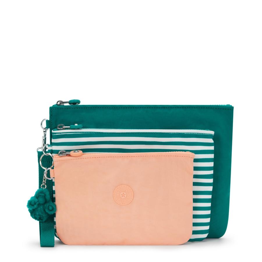 キプリング 公式 ポーチ IAKA L WRISTLET(Outspoken Green) イアカ エル リストレット(アウトスポークングリーン) KI42199NY 　期間限定価格 2026/9/27 まで | kipling