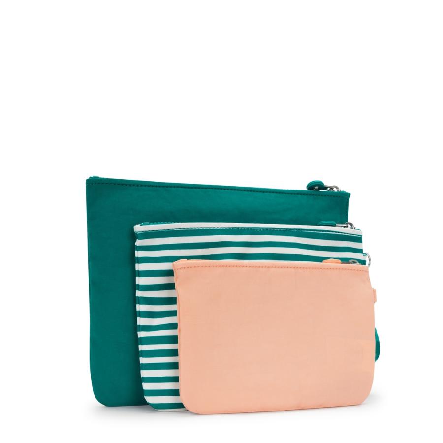 キプリング 公式 ポーチ IAKA L WRISTLET(Outspoken Green) イアカ エル リストレット(アウトスポークングリーン) KI42199NY 　期間限定価格 2026/9/27 まで | kipling | 01