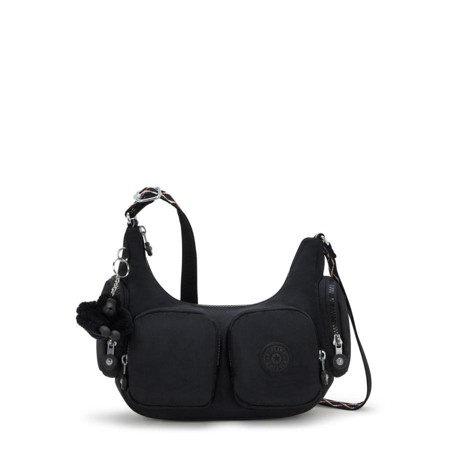 キプリング 公式 ショルダーバッグ RIKKA S(Black Cross Web) リッカエス(ブラッククロスウェブ) KI43331ES ベーシック コレクション | kipling