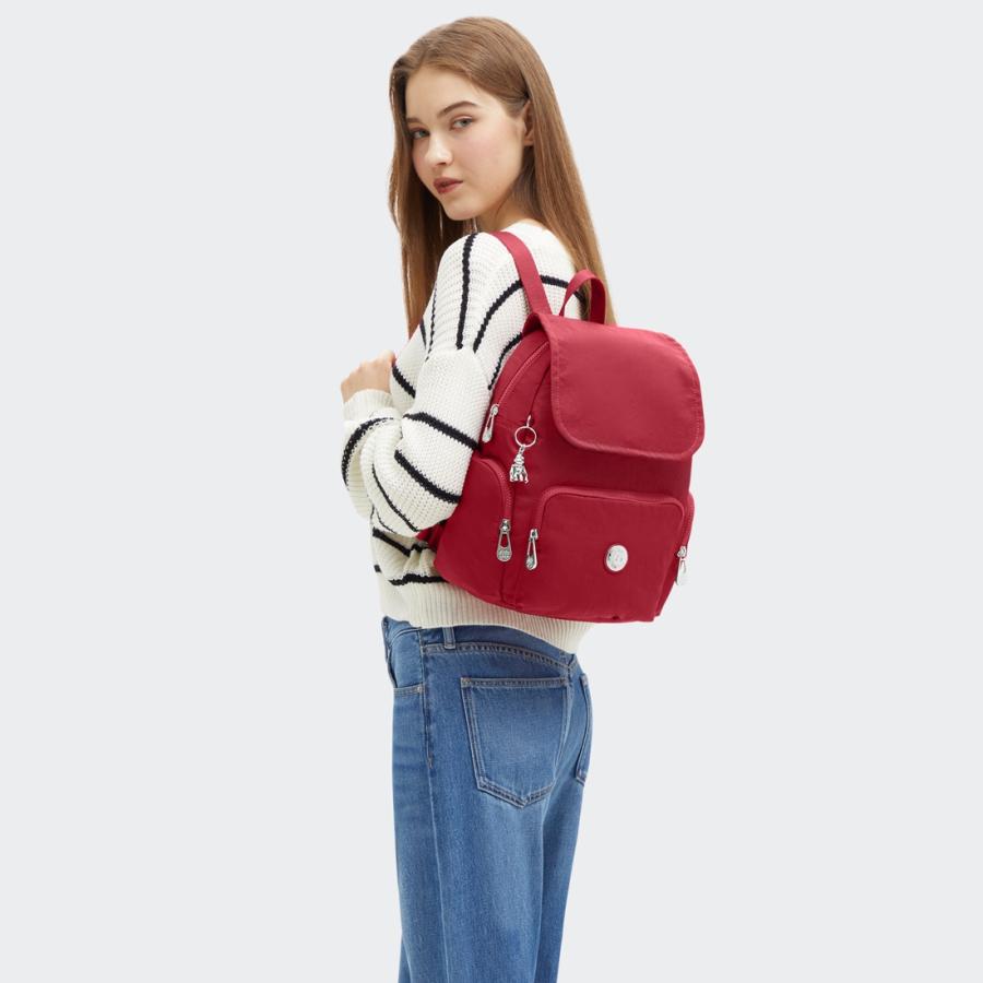 キプリング 公式 リュック バックパック CITY ZIP S(Red Red Wine) シティジップエス(レッドレッドワイン) KI44306SE エレベーテッドコレクション | kipling | 07