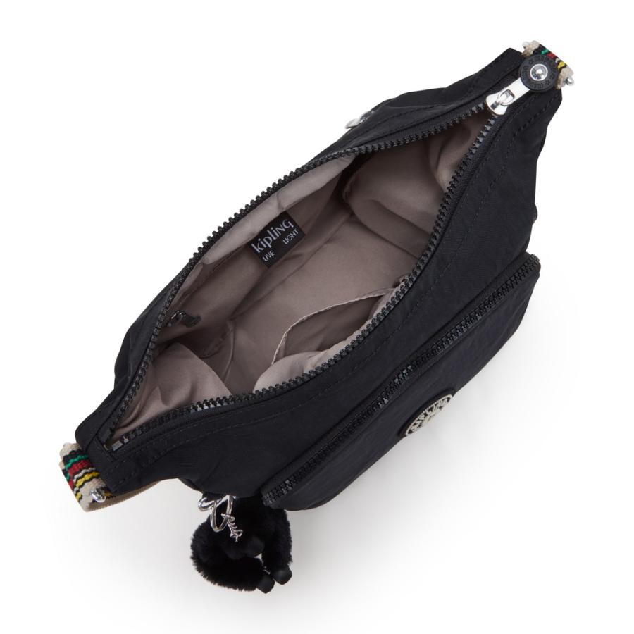 キプリング 公式 ショルダーバッグ GABB S(Black Stripe WF) ガブエス(ブラックストライプWF) KI44935ET 日本限定コレクション | kipling | 02
