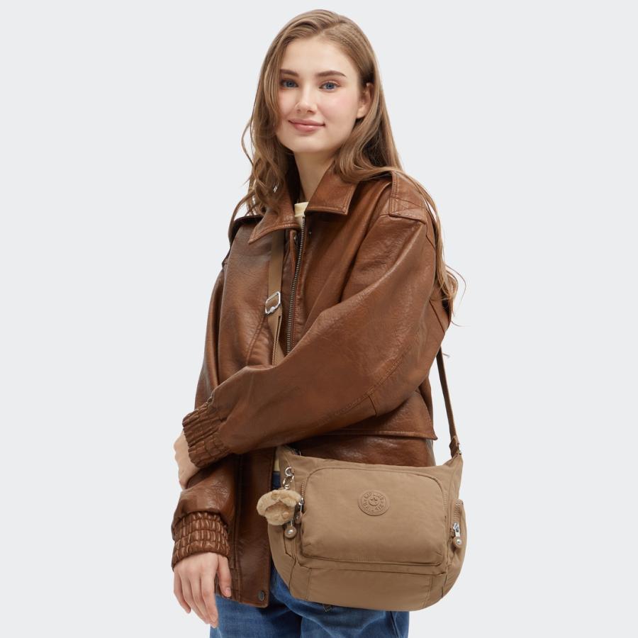 美品☆キプリング kiplingショルダーバッグブラウン メッセンジャーバッグ kipling - Kipling(キプリング) ショルダーバッグ美品 - ダーク