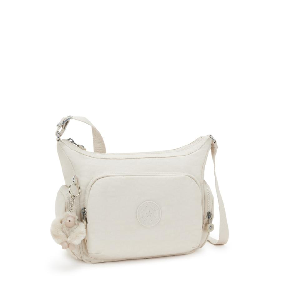 新品 キプリング KIPLING ショルダーバッグ シロ ベージュ系 キプリング kipling バッグ ショルダーバッグ 斜め掛けバッグ KI9390