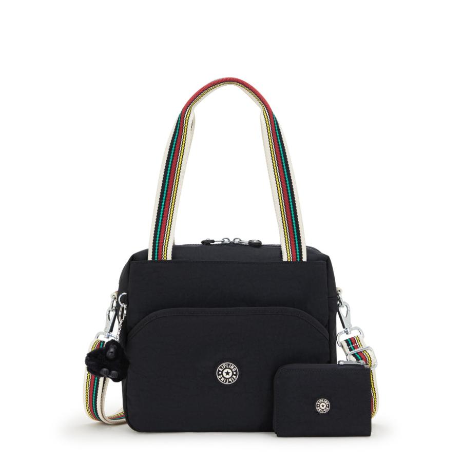 kipling（キプリング） 公式 ボストンバッグ ORRIN(Black Stripe WF