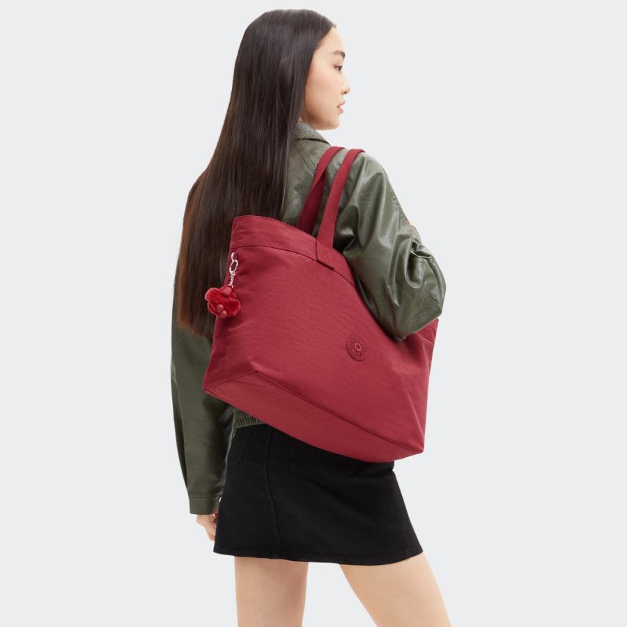 kipling キプリング 公式 トートバッグ COLISSA UP(Funky Red