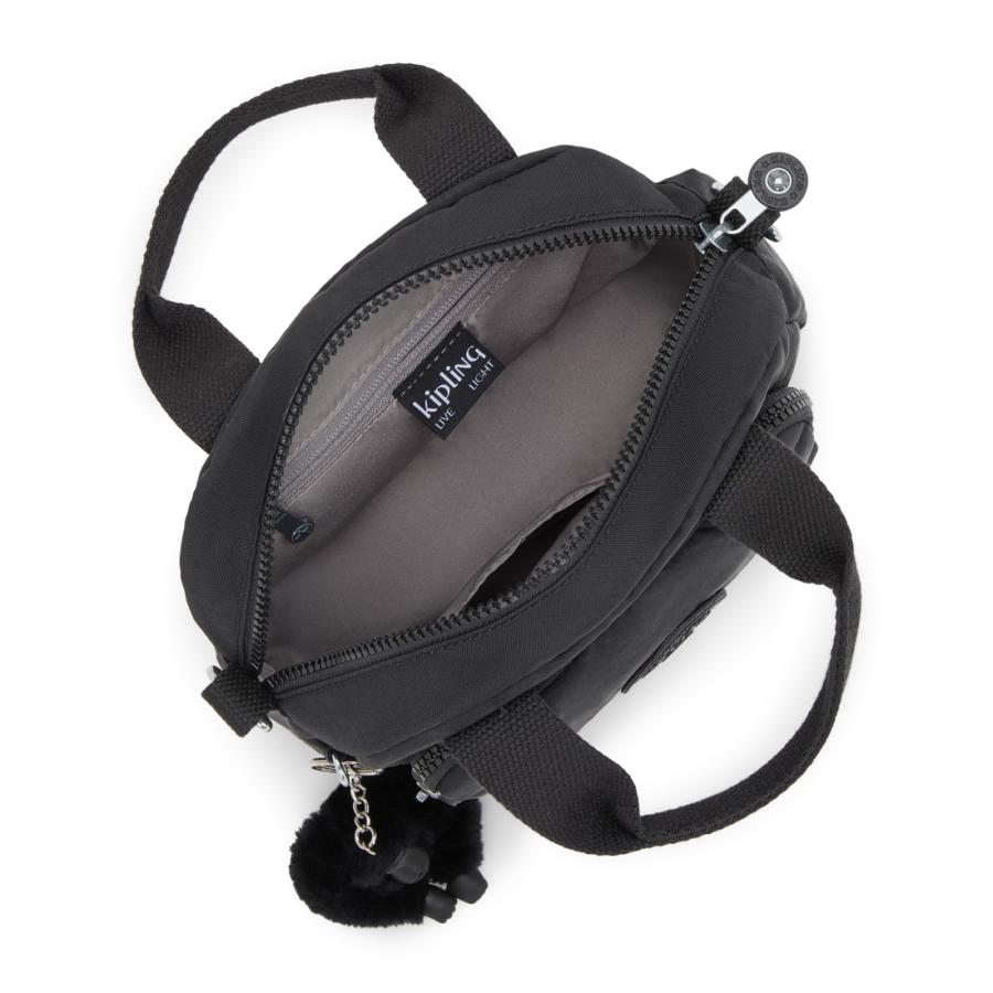 Kipling ブラック ハンドバッグ kipling（キプリング） 公式 トートバッグ HARUTO(Black Floral Em