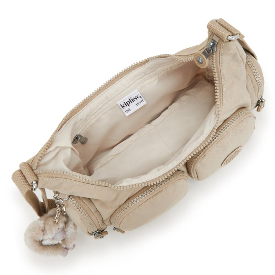 kipling キプリング 公式 ショルダーバッグ RIKKA S(Sign Beige kipling キプリング 公式 ショルダーバッグ RIKKA S(Sign Beige
